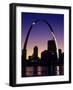 Looking Across the Mississippi River to St Louis, USA-Chuck Haney-Framed Photographic Print