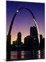 Looking Across the Mississippi River to St Louis, USA-Chuck Haney-Mounted Photographic Print