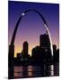 Looking Across the Mississippi River to St Louis, USA-Chuck Haney-Mounted Photographic Print