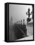 Looking Across the Pont Alexandre III Bridge Toward the Grand Palace-Ed Clark-Framed Stretched Canvas