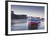 Looking across the River Maine Towards the Chateau of Angers, Maine-Et-Loire, France, Europe-Julian Elliott-Framed Photographic Print