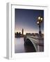 Looking across the River Thames Towards the Houses of Parliament and Westminster Bridge, London, En-Julian Elliott-Framed Photographic Print