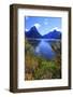 Looking across the Waters of Milford Sound Towards Mitre Peak on the South Island of New Zealand-Paul Dymond-Framed Photographic Print