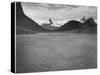 Looking Across Toward Snow-Capped Mts Lake In Fgnd "St. Mary's Lake Glacier NP" Montana. 1933-1942-Ansel Adams-Stretched Canvas