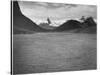 Looking Across Toward Snow-Capped Mts Lake In Fgnd "St. Mary's Lake Glacier NP" Montana. 1933-1942-Ansel Adams-Stretched Canvas