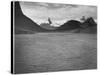 Looking Across Toward Snow-Capped Mts Lake In Fgnd "St. Mary's Lake Glacier NP" Montana. 1933-1942-Ansel Adams-Stretched Canvas