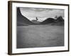 Looking Across Toward Snow-Capped Mts Lake In Fgnd "St. Mary's Lake Glacier NP" Montana. 1933-1942-Ansel Adams-Framed Art Print