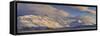 Looking across Ullsfjord, Towards the Southern Lyngen Alps, Troms, Norway, Scandinavia, Europe-Neale Clark-Framed Stretched Canvas