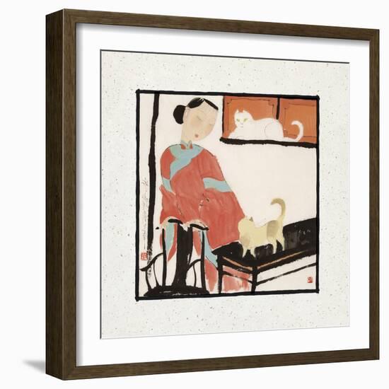 Looking at Each Other-Hu Yongkai-Framed Giclee Print