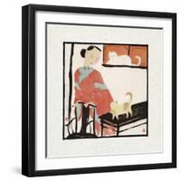 Looking at Each Other-Hu Yongkai-Framed Giclee Print