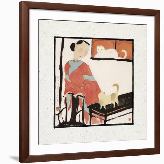 Looking at Each Other-Hu Yongkai-Framed Giclee Print