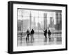 Looking at Ground Zero, Lower Manhattan, NYC-Walter Bibikow-Framed Premium Photographic Print