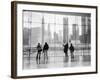 Looking at Ground Zero, Lower Manhattan, NYC-Walter Bibikow-Framed Photographic Print