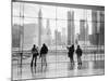 Looking at Ground Zero, Lower Manhattan, NYC-Walter Bibikow-Mounted Photographic Print
