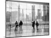 Looking at Ground Zero, Lower Manhattan, NYC-Walter Bibikow-Mounted Photographic Print