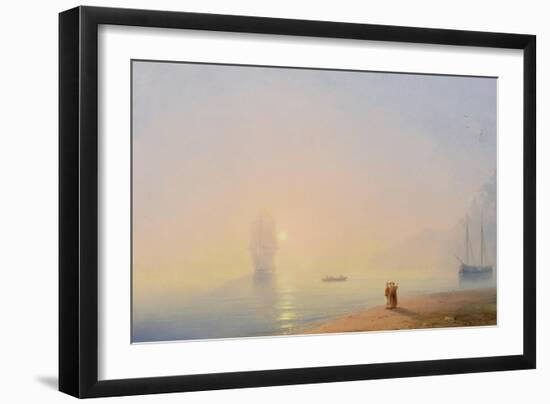 Looking at the Black Sea-Ivan Konstantinovich Aivazovsky-Framed Premium Giclee Print