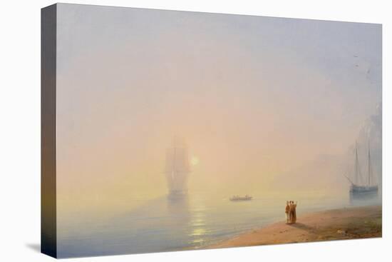 Looking at the Black Sea-Ivan Konstantinovich Aivazovsky-Stretched Canvas