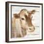 Looking at You I Shiplap-Albena Hristova-Framed Art Print