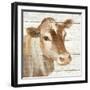 Looking at You I Shiplap-Albena Hristova-Framed Art Print