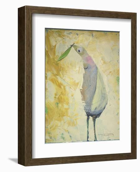 Looking Back Peace Bird-Tim Nyberg-Framed Giclee Print