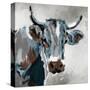 Looking Cow-Milli Villa-Stretched Canvas