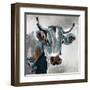 Looking Cow-Milli Villa-Framed Art Print