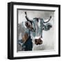 Looking Cow-Milli Villa-Framed Art Print