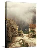 Looking Down Ancient Remains of Machu Picchu, Peru-Pete Oxford-Stretched Canvas