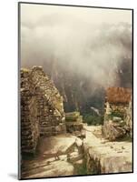 Looking Down Ancient Remains of Machu Picchu, Peru-Pete Oxford-Mounted Photographic Print