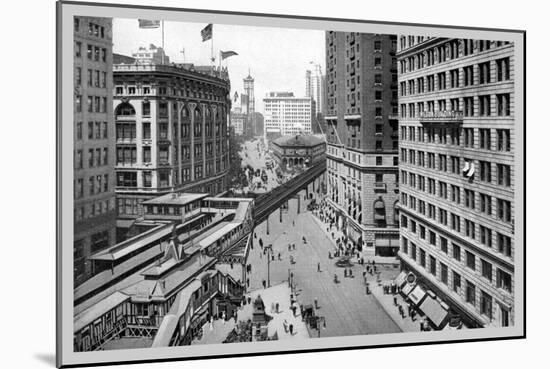 Looking Down Broadway Towards Herald Square, 1911-Moses King-Mounted Art Print