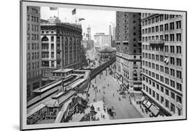 Looking Down Broadway Towards Herald Square, 1911-Moses King-Mounted Art Print