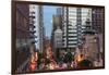 Looking Down California Street in Chinatown at Dusk in San Francisco, California, Usa-Chuck Haney-Framed Photographic Print