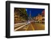 Looking Down Columbus Avenue at Dusk in San Francisco, California, Usa-Chuck Haney-Framed Photographic Print