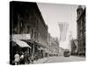 Looking Down Congress St. from Congress Square, Portland, Me.-null-Stretched Canvas