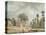 Looking Down Egham Hill-Paul Sandby-Stretched Canvas