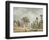 Looking Down Egham Hill-Paul Sandby-Framed Giclee Print