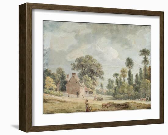 Looking Down Egham Hill-Paul Sandby-Framed Giclee Print