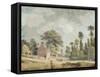 Looking Down Egham Hill-Paul Sandby-Framed Stretched Canvas
