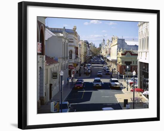 Looking Down Main Street Towards Town Hall, Fremantle, Western Australia, Australia-Richard Ashworth-Framed Photographic Print