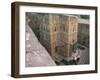 Looking Down on Entrance of Biet Giorgis, Rock Cut Christian Church, Lalibela, Ethiopia-David Poole-Framed Photographic Print