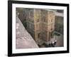 Looking Down on Entrance of Biet Giorgis, Rock Cut Christian Church, Lalibela, Ethiopia-David Poole-Framed Photographic Print