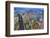 Looking Down on the Liujiashui Financial District, Shanghai, China.-William Perry-Framed Photographic Print