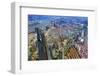 Looking Down on the Liujiashui Financial District, Shanghai, China.-William Perry-Framed Photographic Print