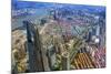 Looking Down on the Liujiashui Financial District, Shanghai, China.-William Perry-Mounted Photographic Print