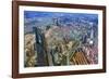 Looking Down on the Liujiashui Financial District, Shanghai, China.-William Perry-Framed Photographic Print