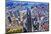 Looking Down on the Liujiashui Financial District, Shanghai, China.-William Perry-Mounted Photographic Print