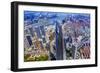 Looking Down on the Liujiashui Financial District, Shanghai, China.-William Perry-Framed Photographic Print