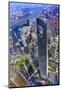 Looking Down on the Liujiashui Financial District, Shanghai, China.-William Perry-Mounted Photographic Print