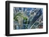 Looking Down on the Liujiashui Financial District, Shanghai, China.-William Perry-Framed Photographic Print