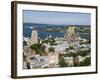 Looking Down on the Old City, Quebec City, Quebec, Canada, North America-Michael DeFreitas-Framed Photographic Print